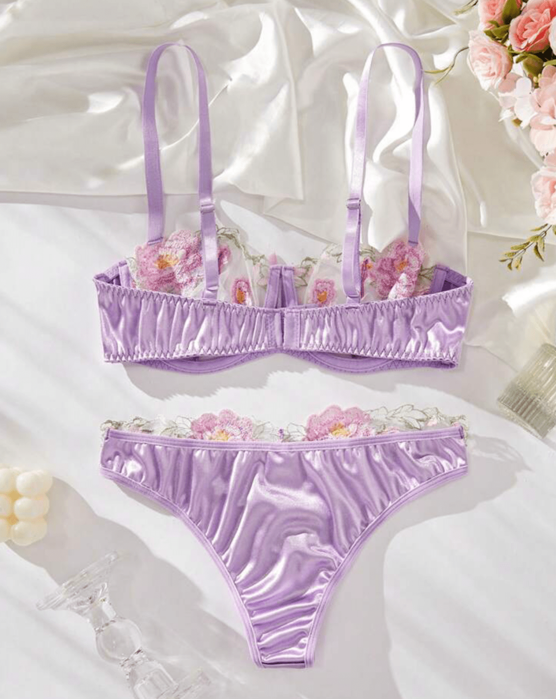 lingerie purple