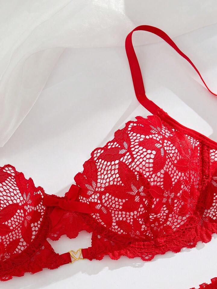 red lace bra lingerie