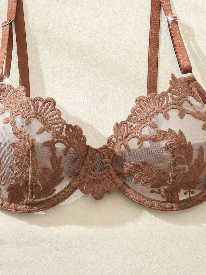 brown bra lingerie