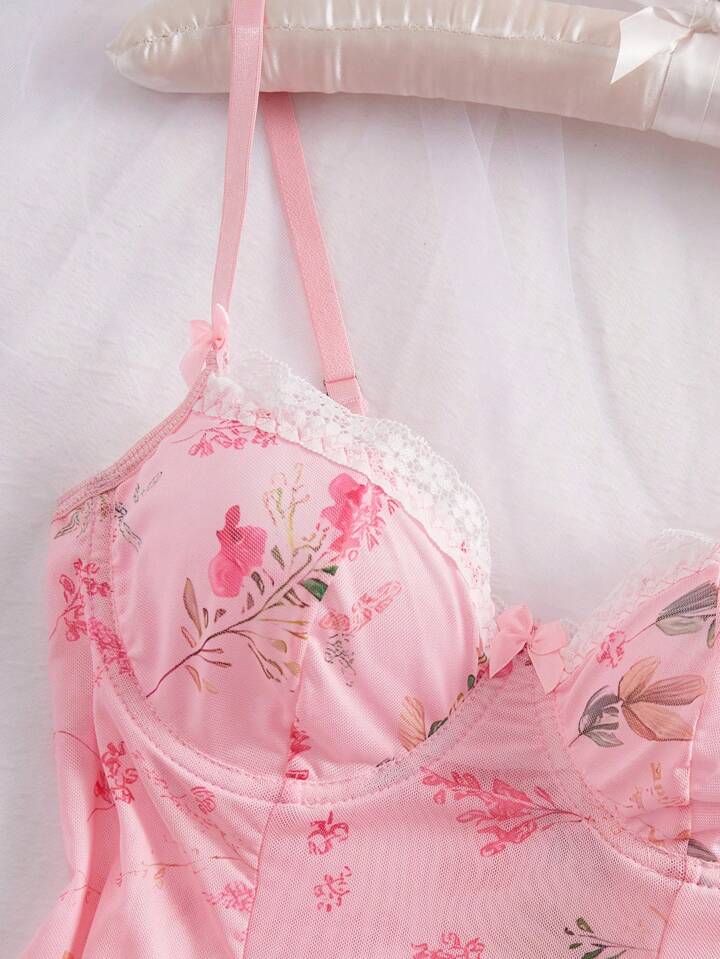 pink lingerie dress negligees