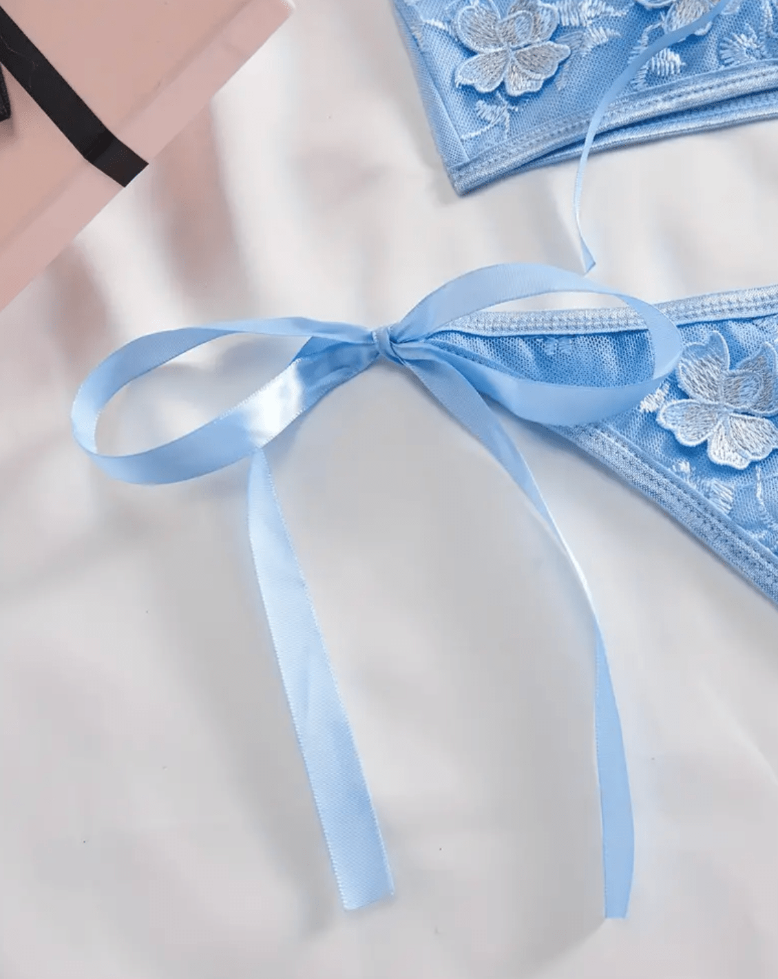blue ribbon thong