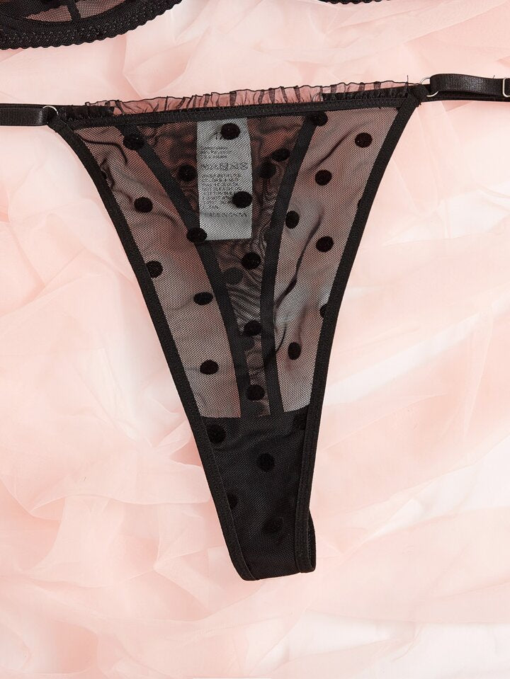 PLUS Black Girdle Slim Waist Lingerie