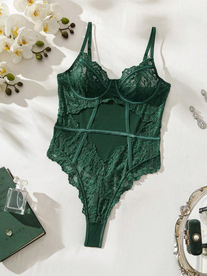 bodysuit lingerie green