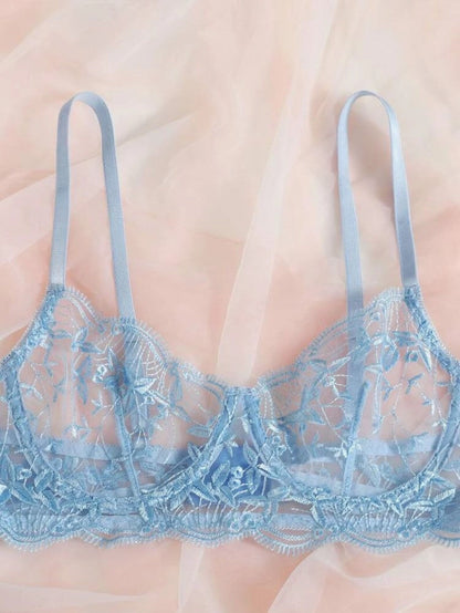 blue lingerie sexy