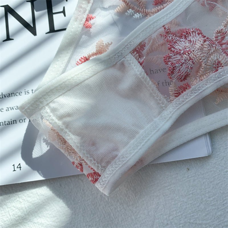 Bridal Lingerie Set White Pink - Self Care Shop