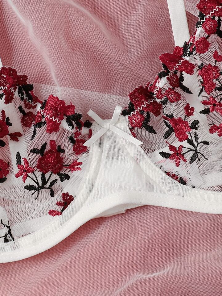 embroidered lingerie