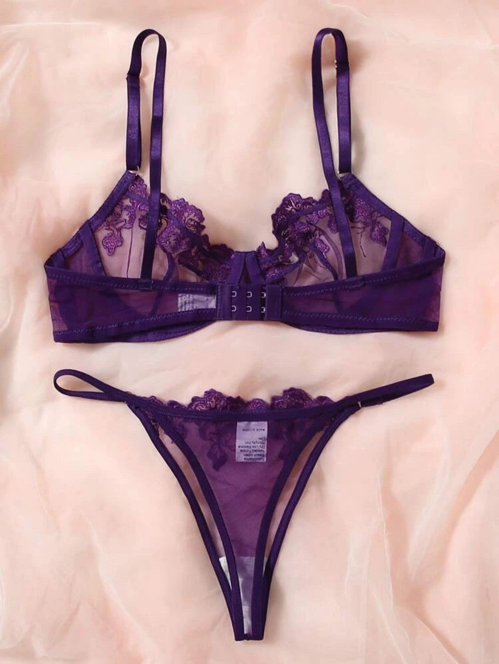 purple matching set